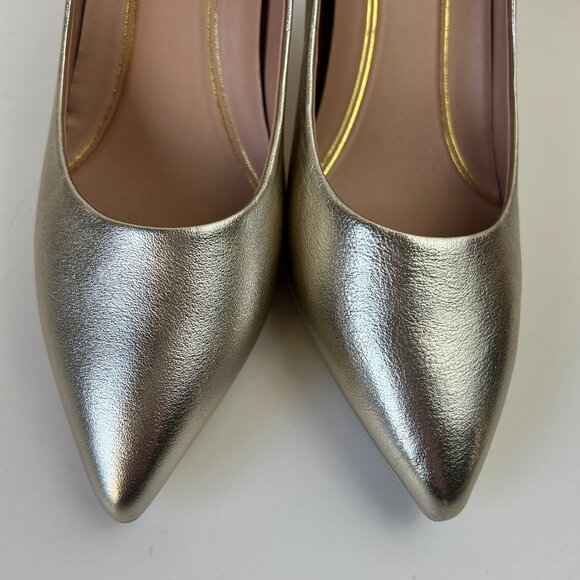 Cole Haan Shoes Gold Grand 360 Ambition Pumps Pointed Toe Stiletto - Picture 7 of 13
